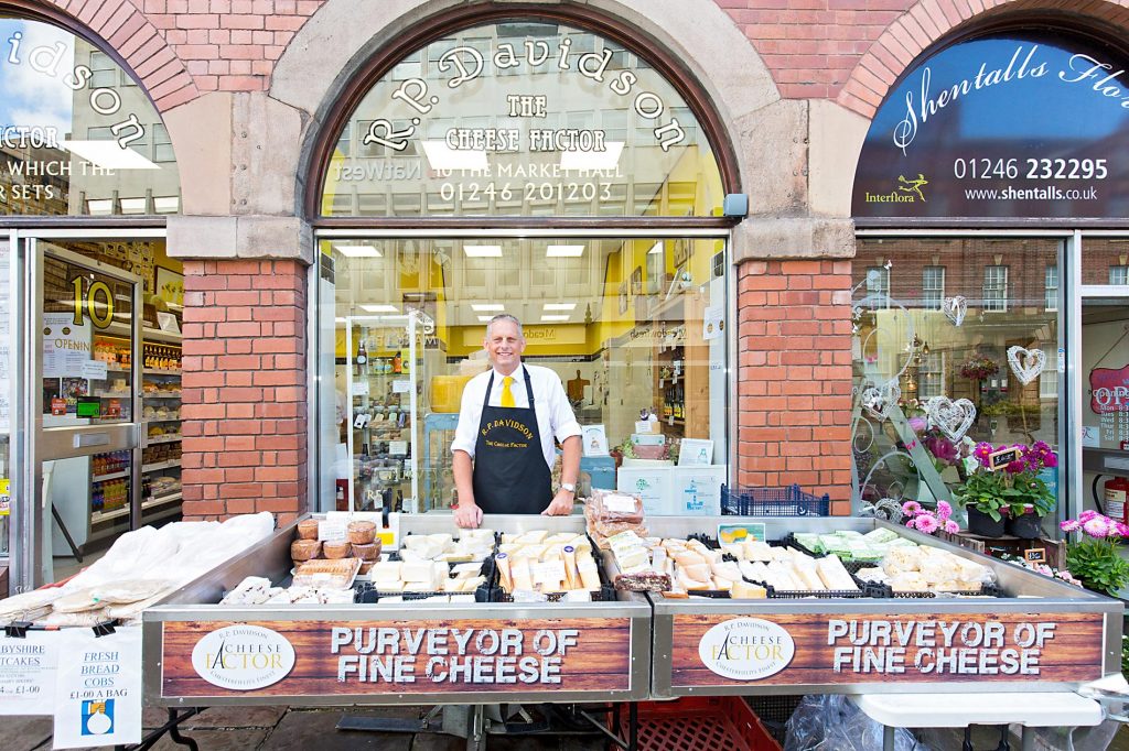 Cheese Factor Shop, Market Hall Chesterfield