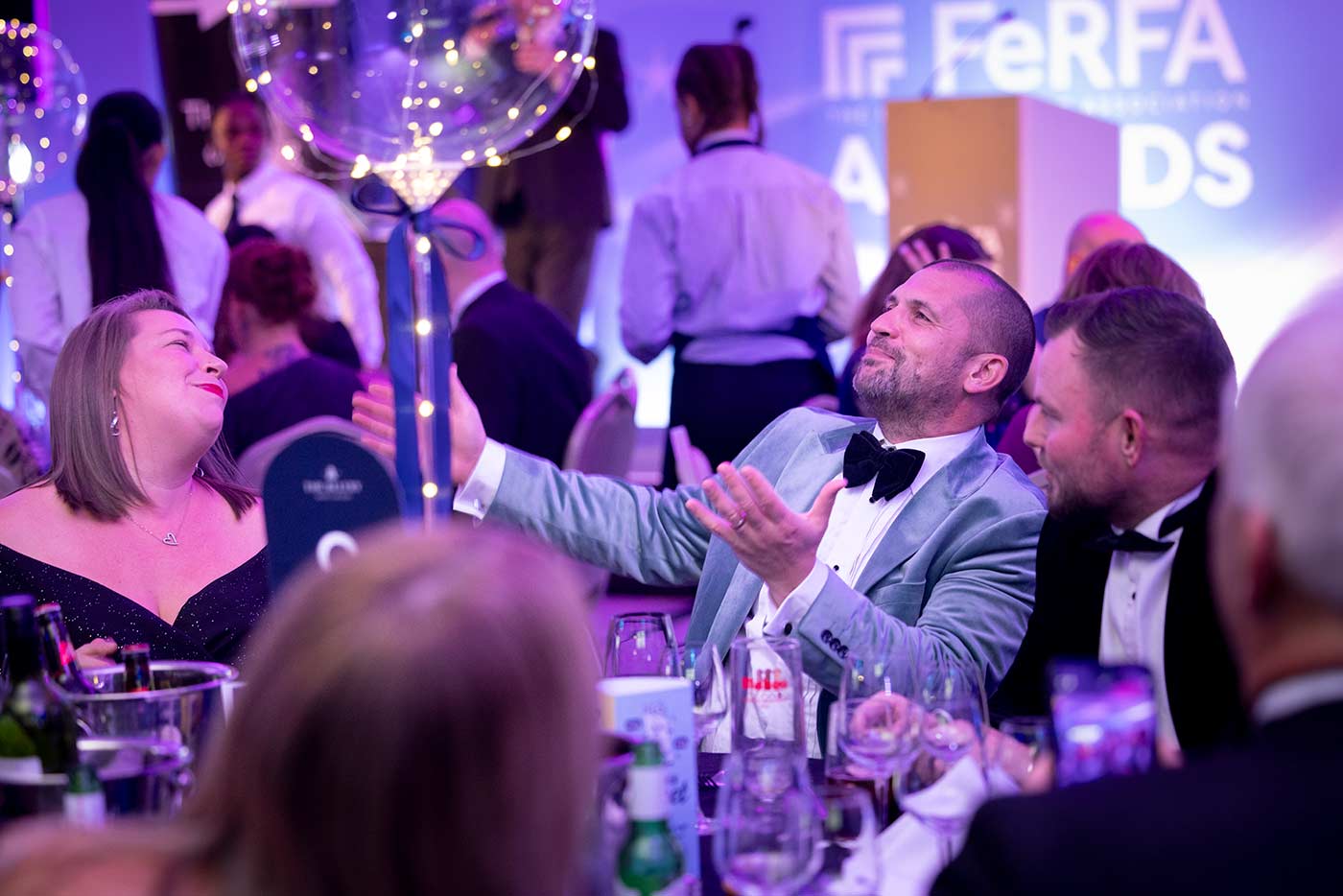 Audience reaction and high energy