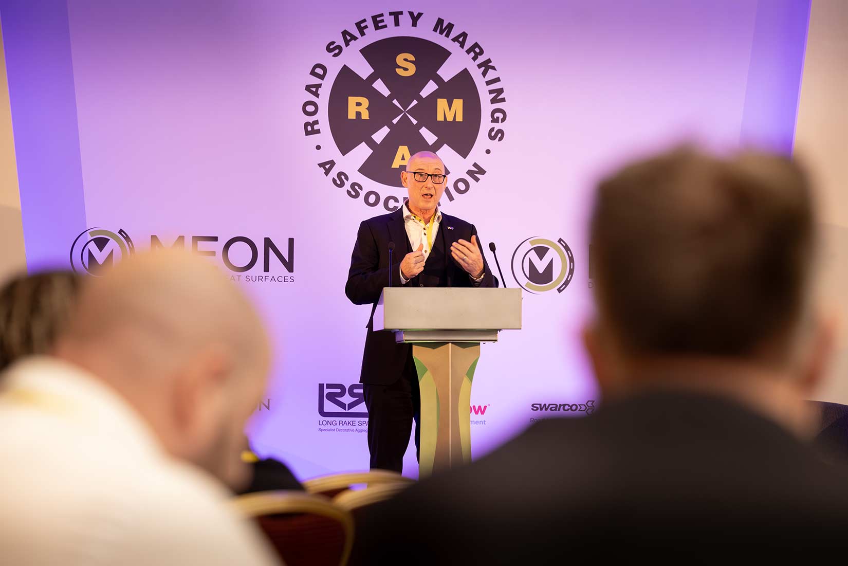 An Industry expert at a business conference by Manchester event photographer Matthew Jones